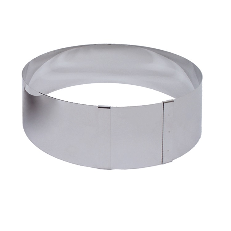 Tortenring 9 cm hoch Edelstahl ø 18 - 30 cm