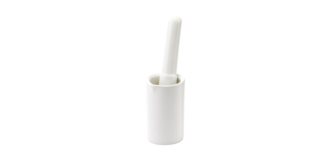 Mörser Porzellan 6cm Weiss